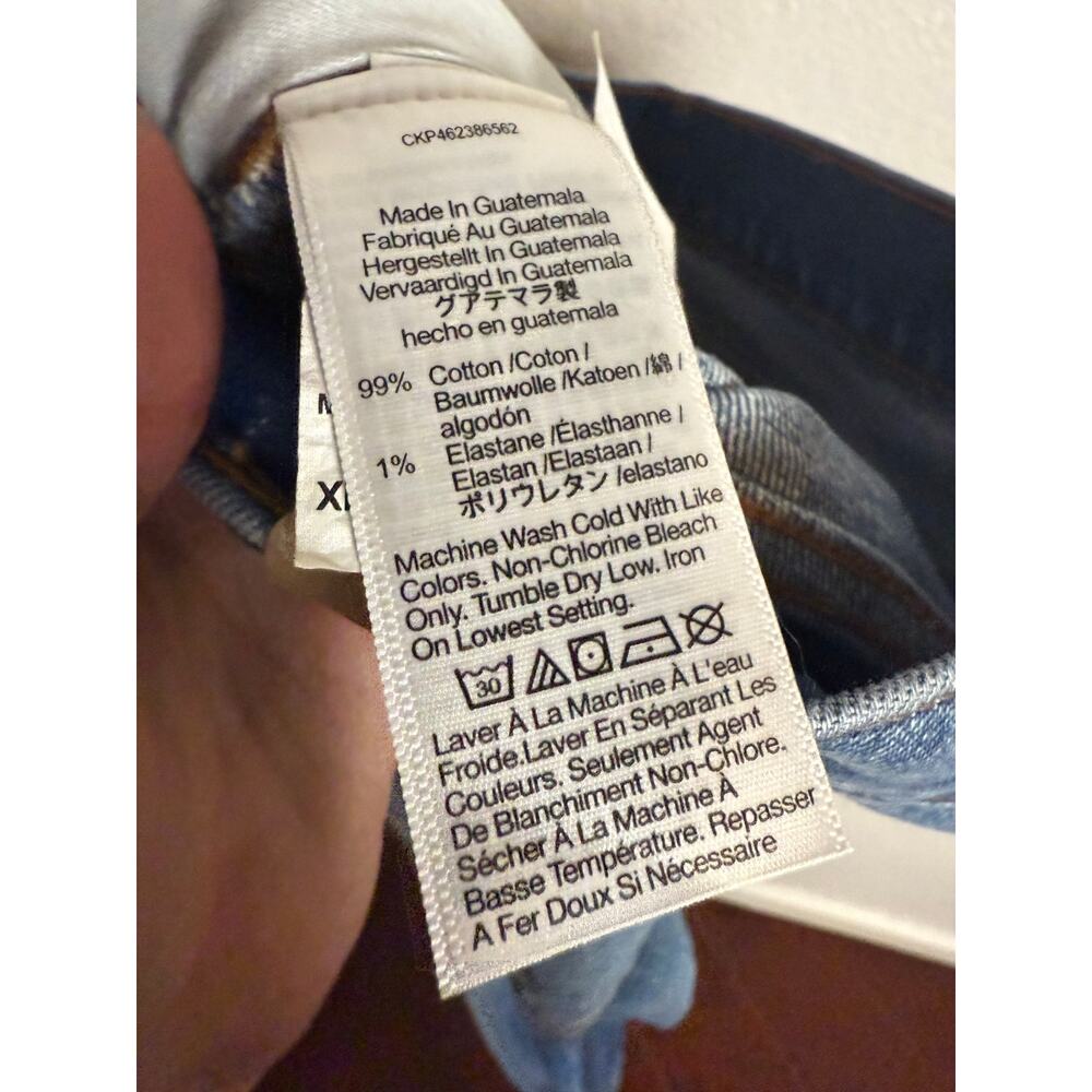 Madewell The Perfect Vintage Straight Leg Casual Denim Blue Jeans Size 27 - Picture 12 of 12